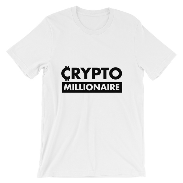 Crypto Millionaire T-Shirt White High-end Design
