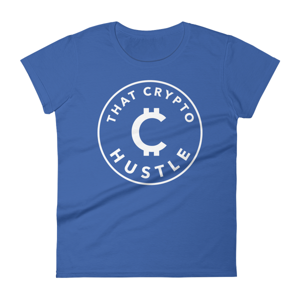Women's Cryto Hustle fitted t-shirt
